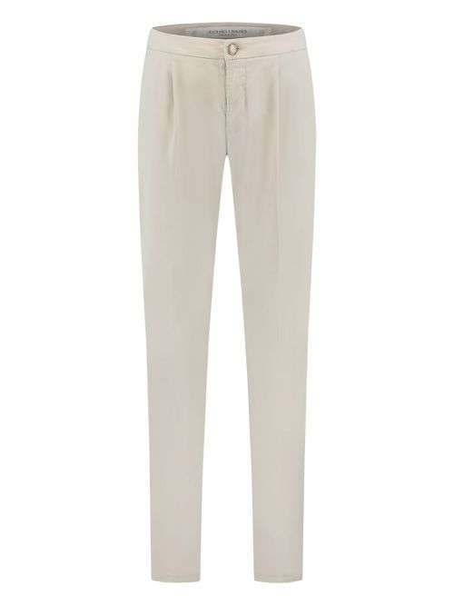Dart-detail trousers - Neutrals