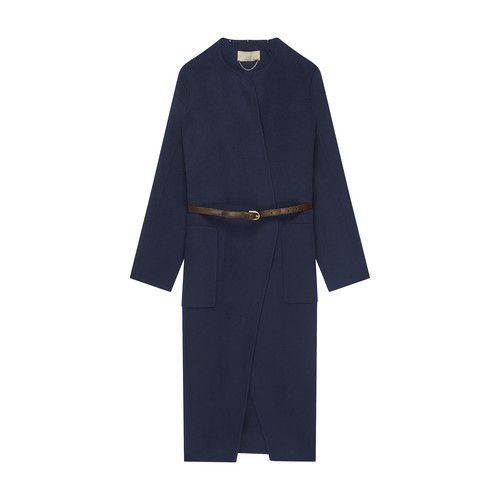 Valeran Coat with Removable Scarf