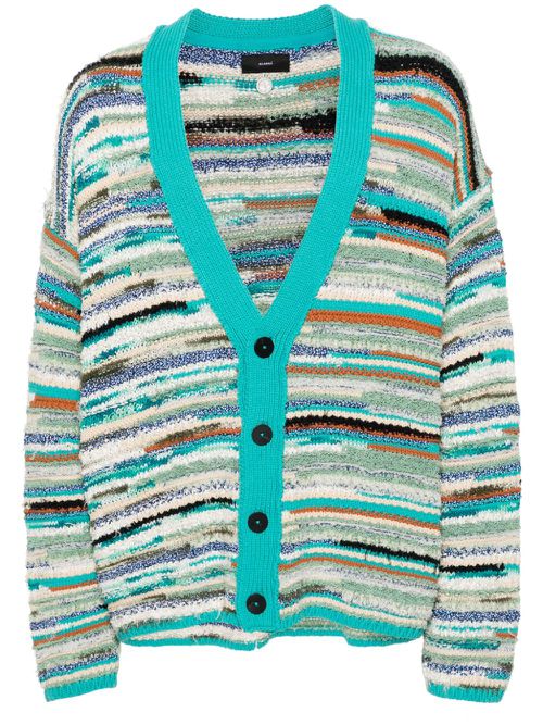 Madurai striped cardigan - Blue