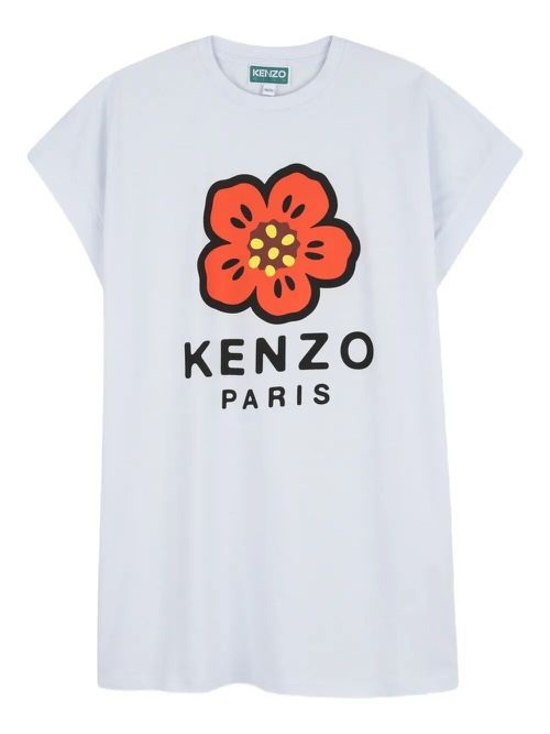 Boke Flower Dress In Cotton