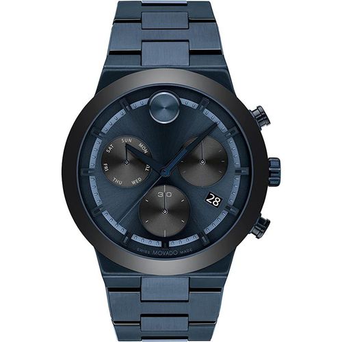 Movado | Bold Fusion Quartz Blue Dial Mens Watch 3600859 | Realry