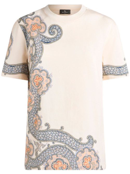 Year of Snake cotton t-shirt - Neutrals