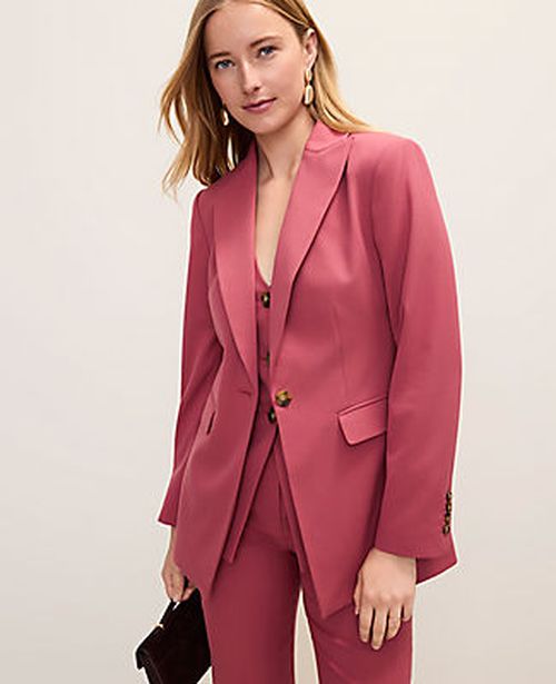 Ann Taylor The Fitted Long Blazer