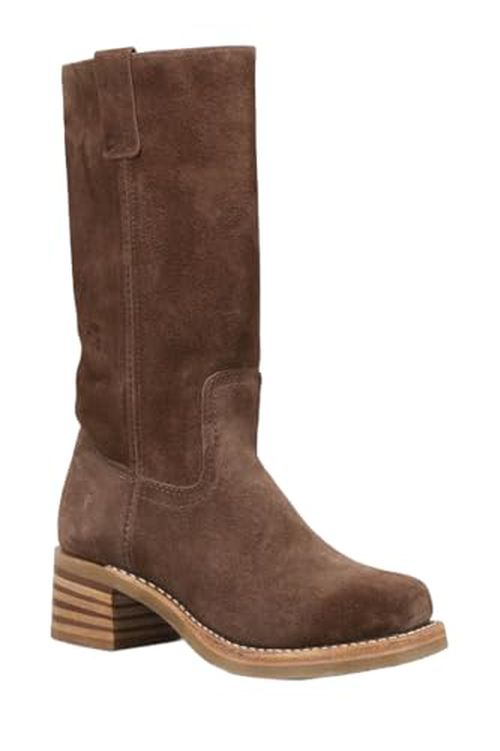 Frye Campus 12R Women's Boots - Mid-Calf Style with Durable Rubber Outsole and Classic Round Toe Design