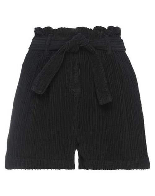 Woman Shorts & Bermuda Shorts Black Size 2 Cotton
