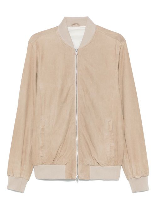 Barba suede jacket - Neutrals