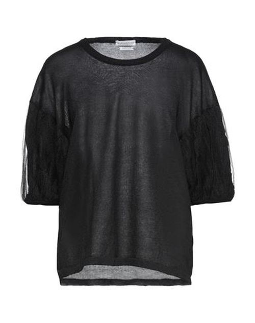 Woman Sweater Black Size 6 Polyester, Cotton