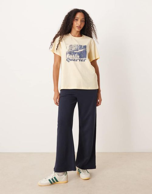 Cotton:On Wide leg sweatpant in navy