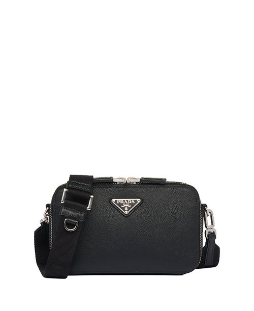 Brique Saffiano Leather Bag