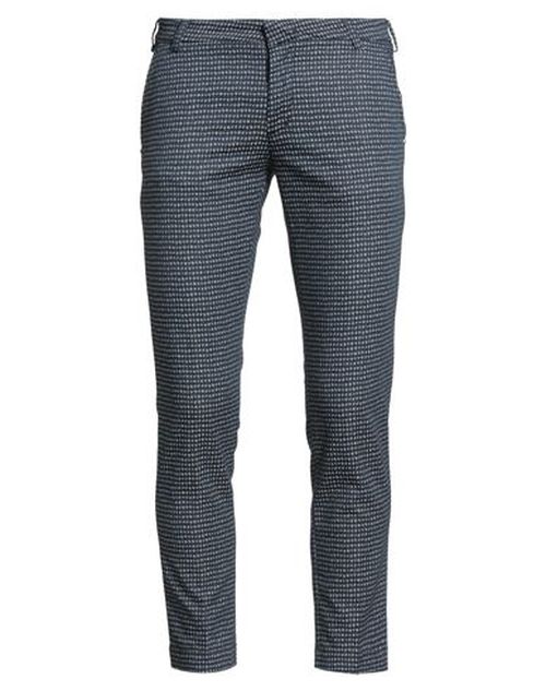 Man Pants Midnight blue Size 34 Cotton, Polyester, Elastane