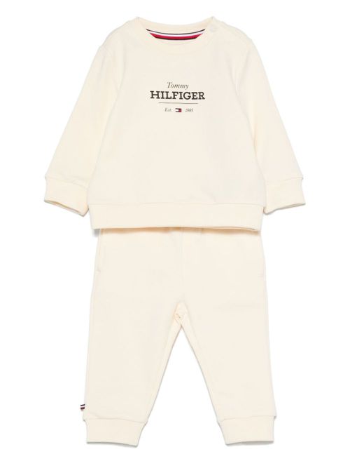 Logo-print tracksuit - Yellow