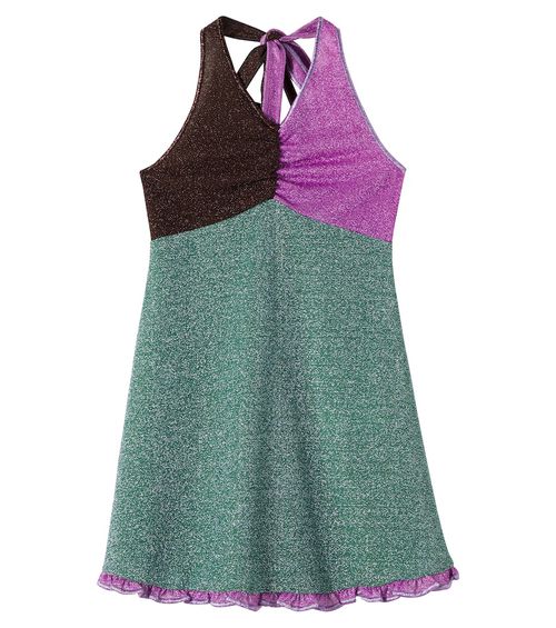 Oséree Kids Lumière halterneck dress