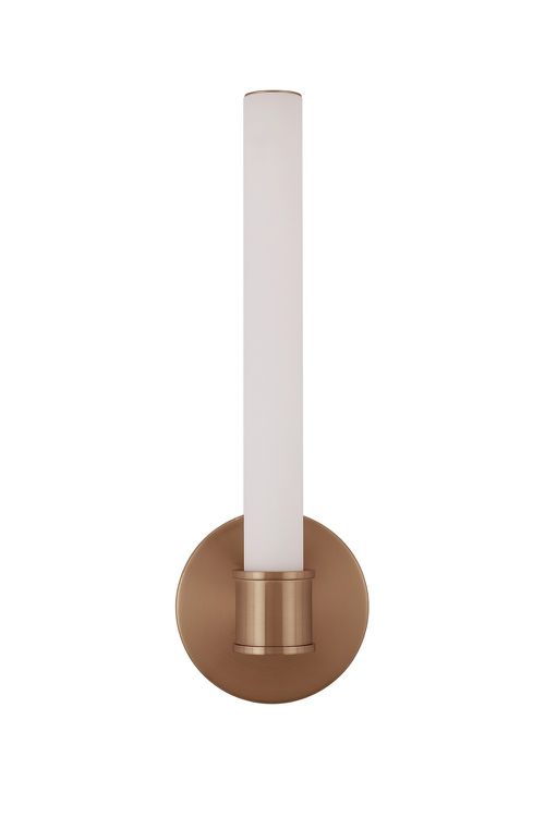 Satin Brass LED Wall Sconce from the Alina Collection