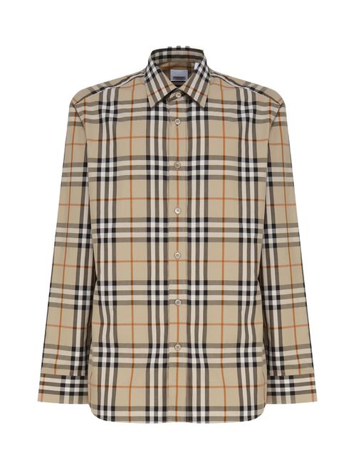 Cotton Shirt With Vintage Check Pattern