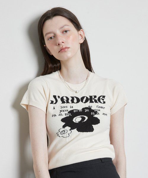 L3 JADORE FLOWER KNIT