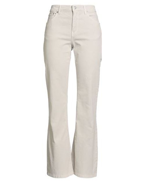 Woman Pants Off white Size 25 Cotton, Elastane
