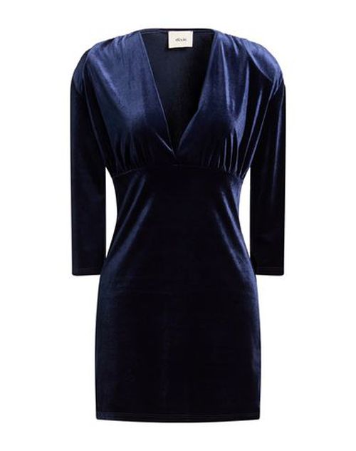 Woman Mini dress Midnight blue Size M Polyester, Elastane
