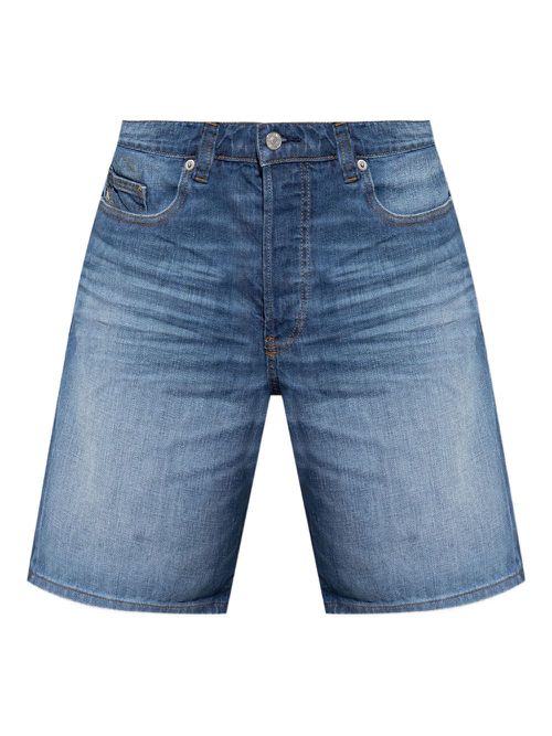 Regular denim shorts - Blue