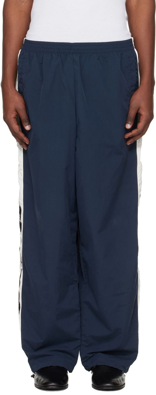 Navy Taped Track Pants