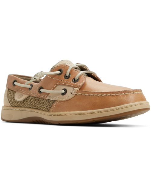 Women's Rosefish 3-Eye Lace-Up Boat Shoes - Linen Multi