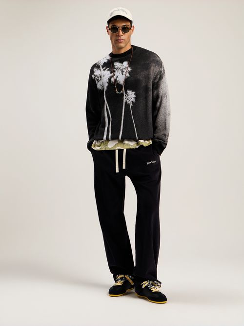 Classic Logo Cord Travel Pants Man  Anthracite