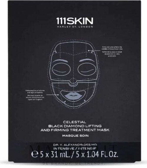 Maschera per viso e collo 111Skin Celestial Black Diamond Lifting And Firming Mask