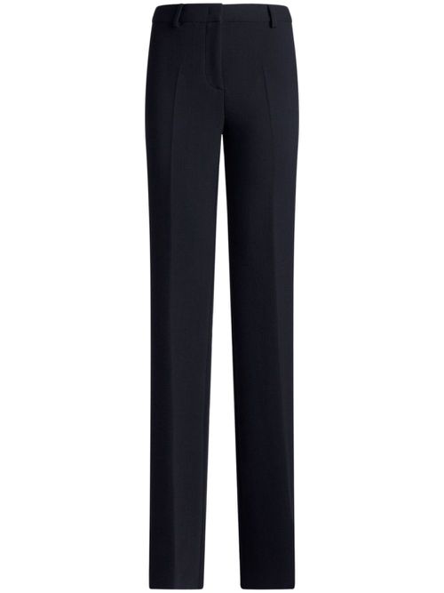 Long tapered-leg trousers - Blue