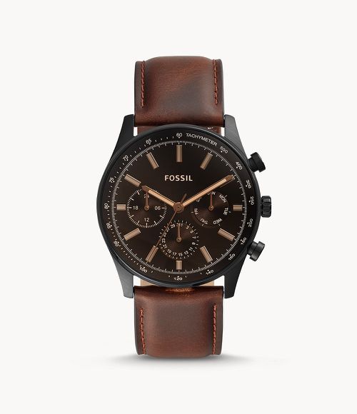 Men's Sullivan Multifunction, Black-Tone Stainless Steel Watch