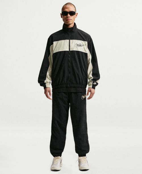 Men's Sportswear Club Lightweight Pants - Black/Light khaki