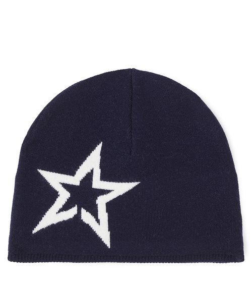 Logo wool-blend beanie