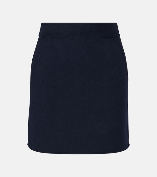 Virgin wool pencil skirt