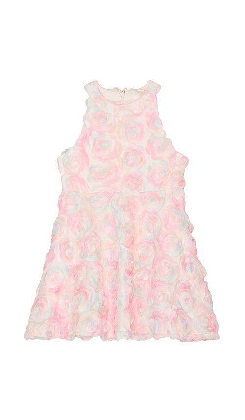 Bardot Junior Rainbow Florette Mini Dress in Pink. 6/7. Also /5, 8/10