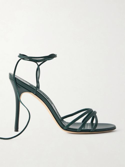 Leva 105 Leather Sandals - Green