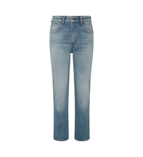 Pepe Jeans for woman. PL204730PG0 Blue straight fit jeans (29/32), Casual, Cotton, Denim
