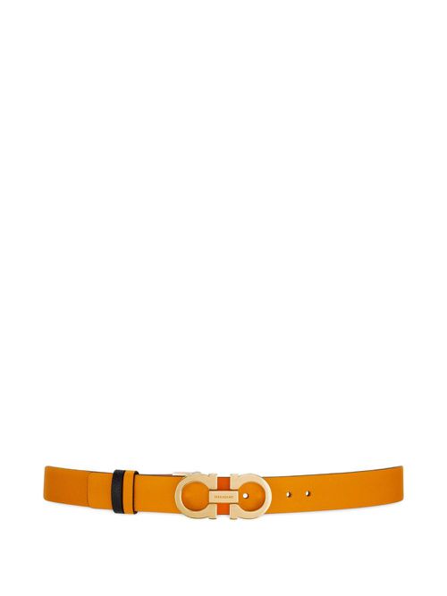 Ferragamo Gancini belt - Yellow