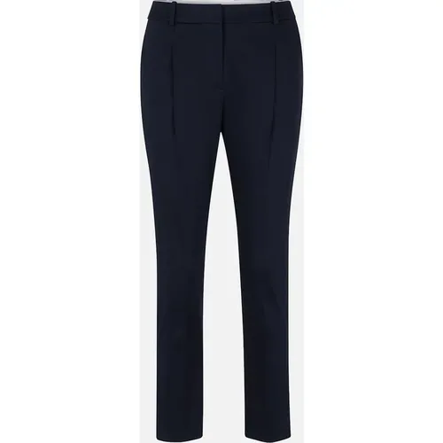 Hugo Boss Women's Tetida Trousers - Navy - Size: 10/None