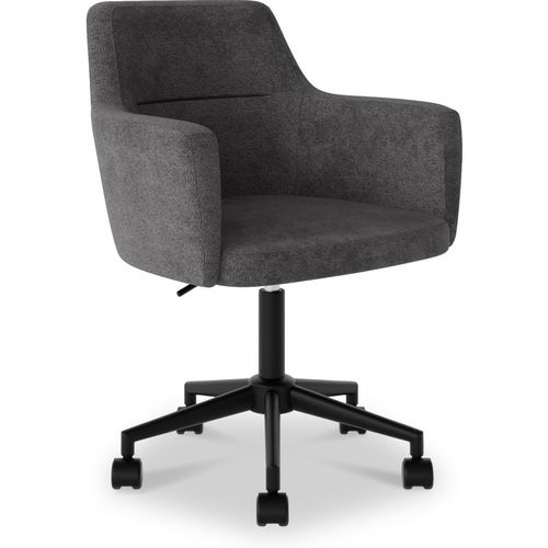 Koble Elsa Dark Grey Height Adjustable Swivel Office Chair | Roseland