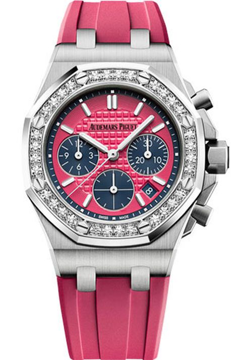 Royal Oak Offshore Pink Dial Ladies Chronograph Watch 26231ST.ZZ.D069CA.01