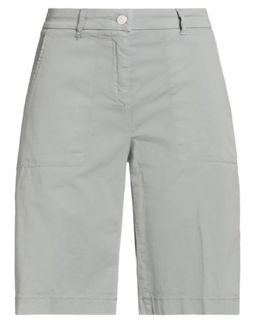 Woman Shorts & Bermuda Shorts Grey Size 6 Cotton, Elastane