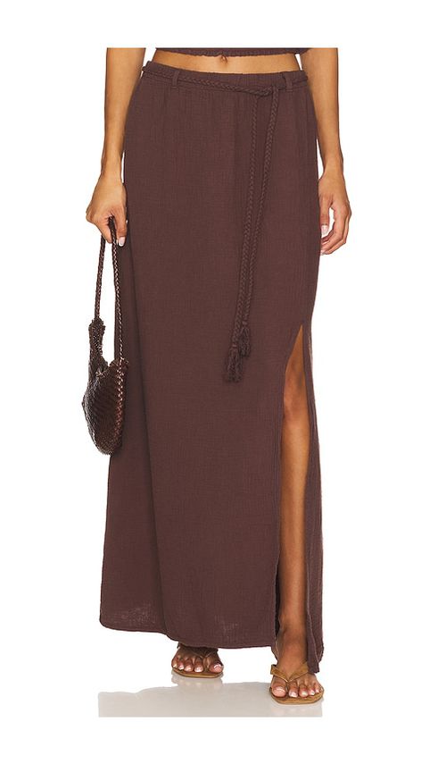 Bobi JUPE en Brown.  S. Also en