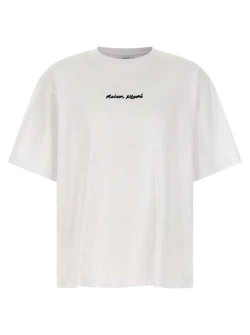 Logo-Embroidered Cotton T-shirt — White