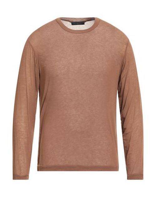 Daniele Fiesoli Man Sweater Brown Size M Viscose, Nylon, Cashmere, Elastane