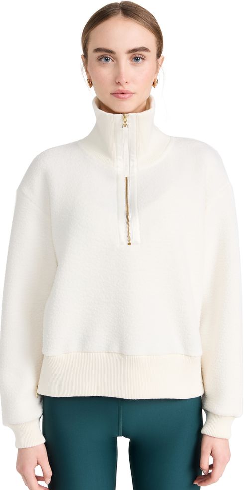 Roselle Half Zip Fleece Egret
