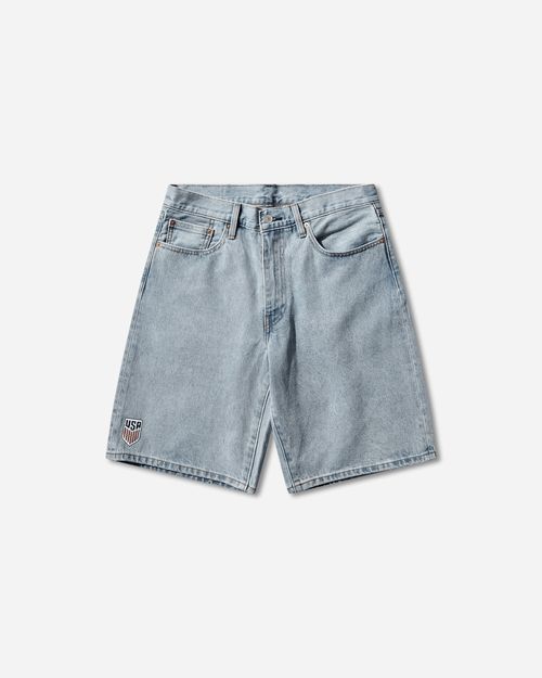 Men s U.S. Soccer 478 Baggy Shorts Light Wash