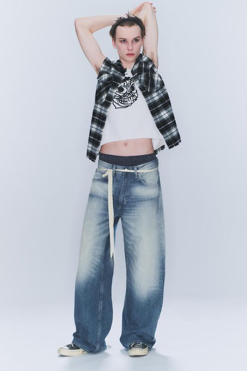 Looser Regular Waist Loose Straight Jean