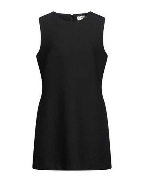P. a.r. o.s. h. Woman Mini dress Black Size L Polyethylene, Virgin Wool, Elastane