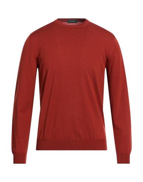 By Slowear Man Sweater Brick Size 40 Virgin Wool, Polyamide