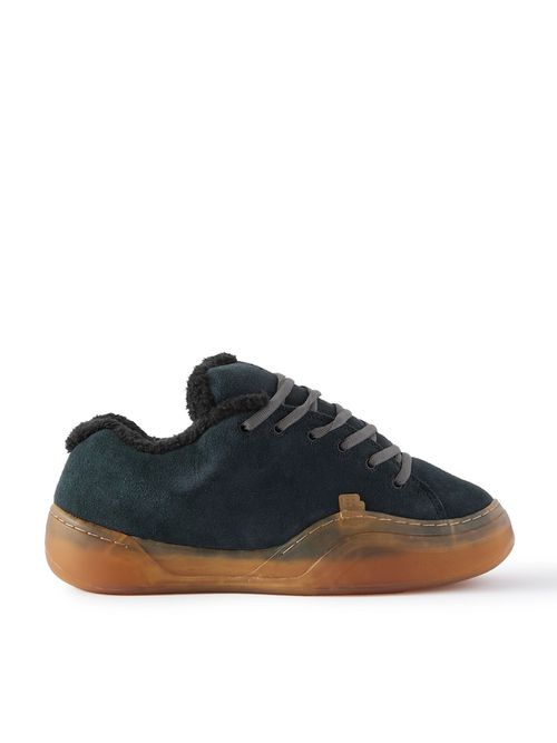 Vamp Skate Plush-Lined Suede Sneakers