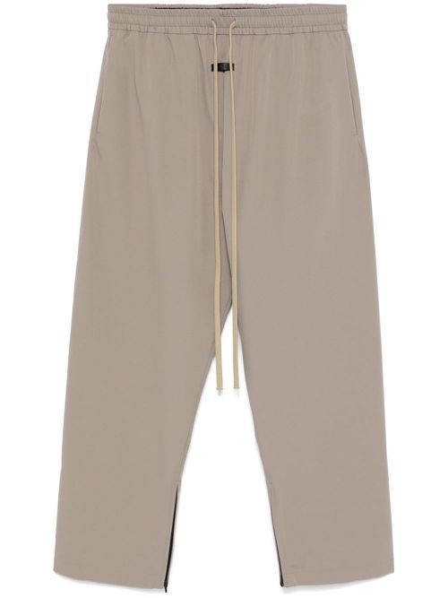 Drawstring trousers - Brown