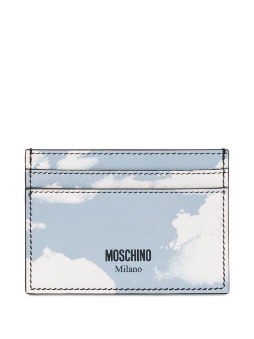 Leather wallet - Blue